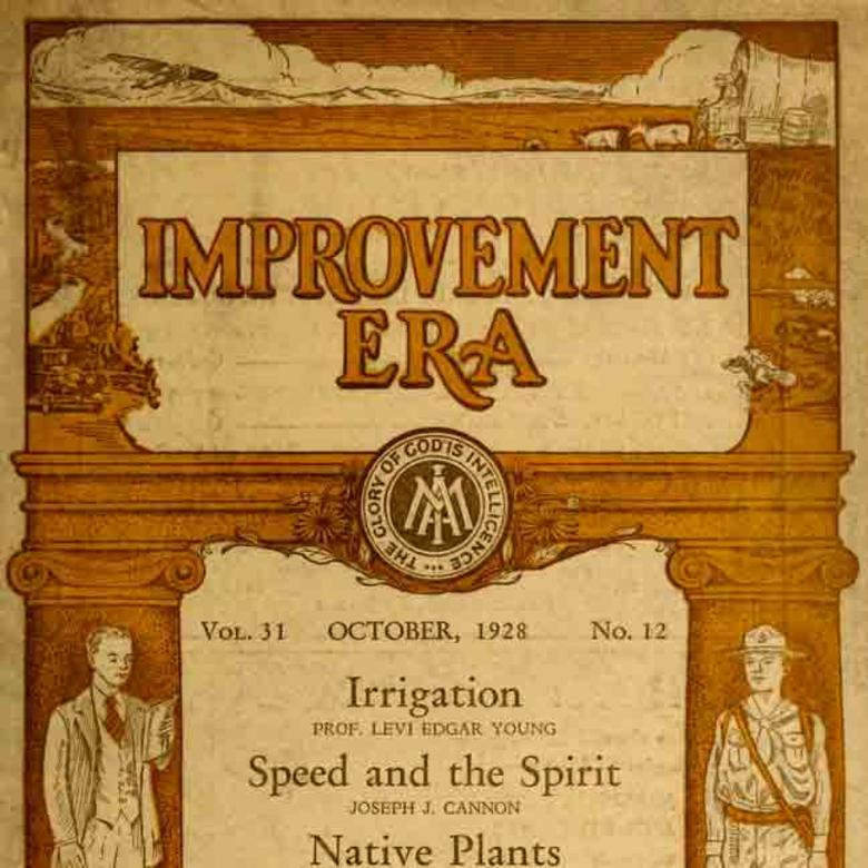 Cover of the October 1929 issue of the Improvement Era